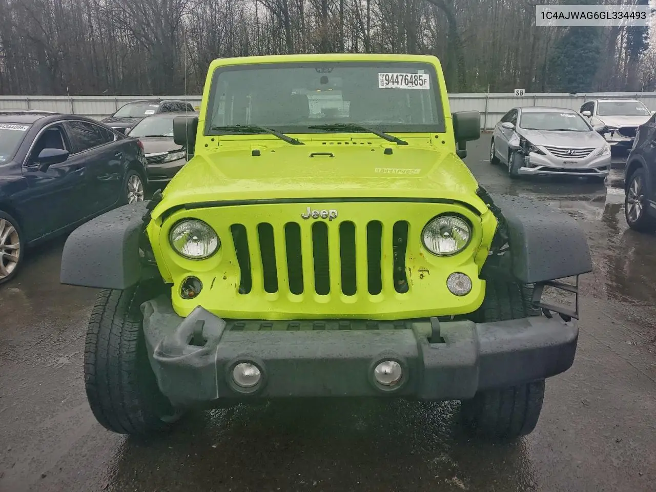 1C4AJWAG6GL334493 2016 Jeep Wrangler Sport