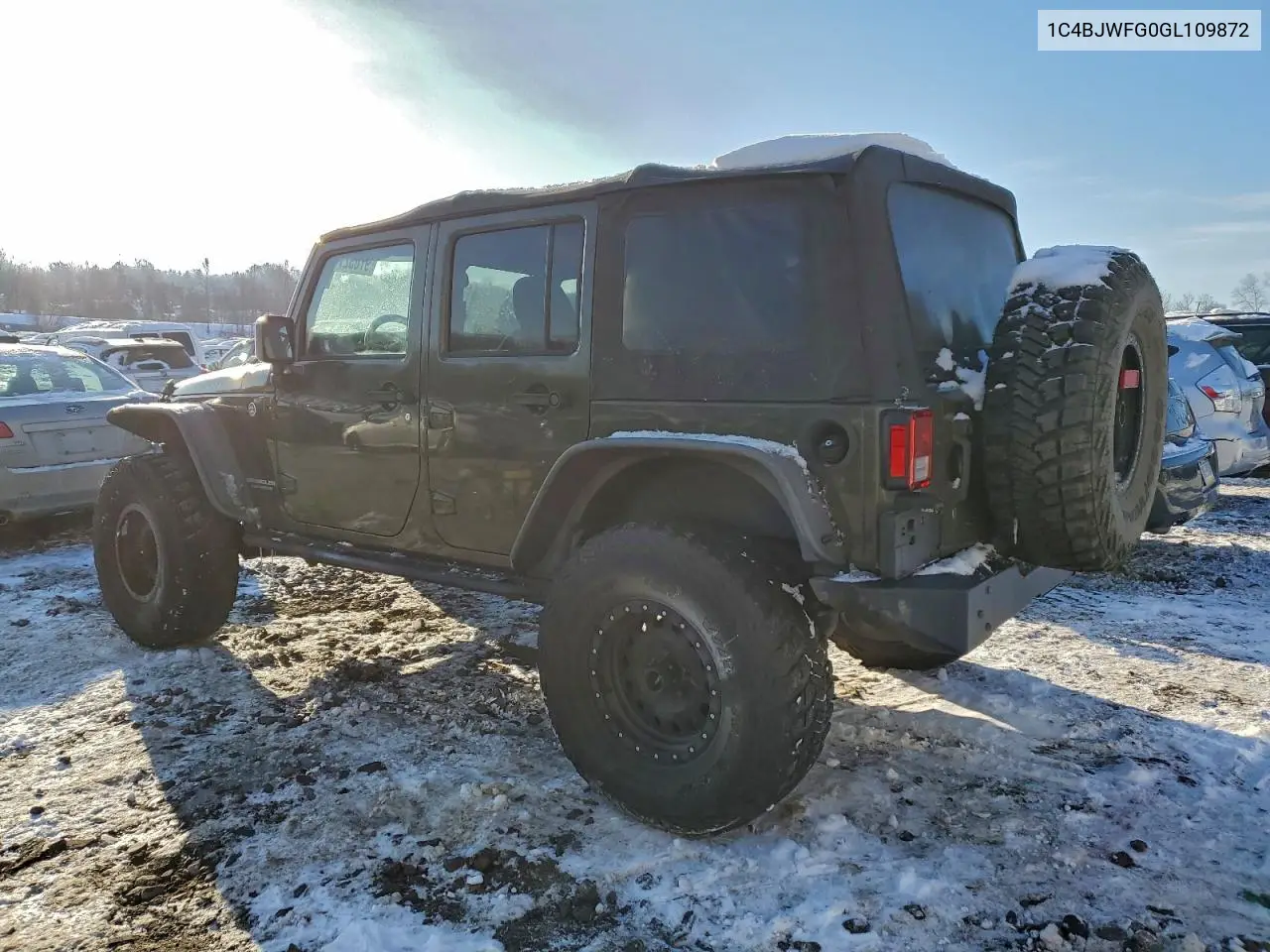 1C4BJWFG0GL109872 2016 Jeep Wrangler Unlimited Rubicon