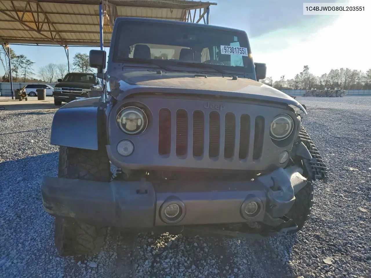1C4BJWDG8GL203551 2016 Jeep Wrangler Unlimited Sport