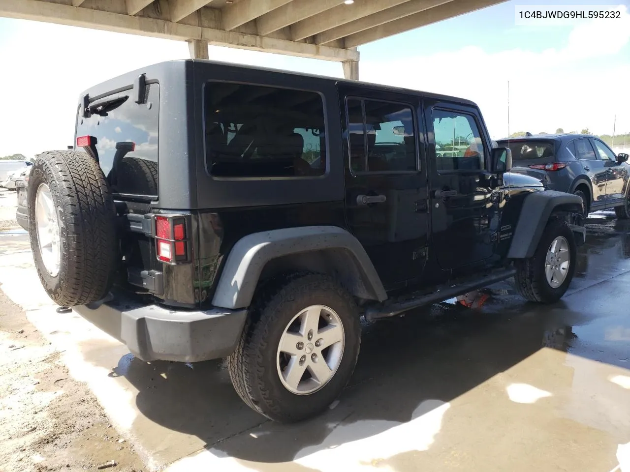 2017 Jeep Wrangler Unlimited Sport VIN: 1C4BJWDG9HL595232 Lot: 45459343