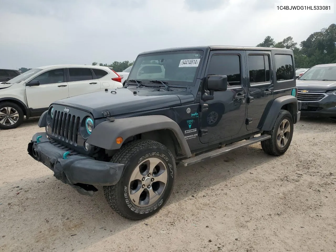 2017 Jeep Wrangler Unlimited Sport VIN: 1C4BJWDG1HL533081 Lot: 54414814