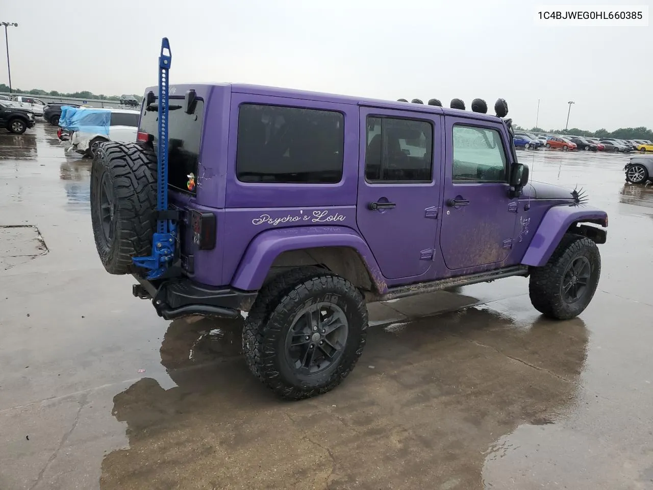 1C4BJWEG0HL660385 2017 Jeep Wrangler Unlimited Sahara