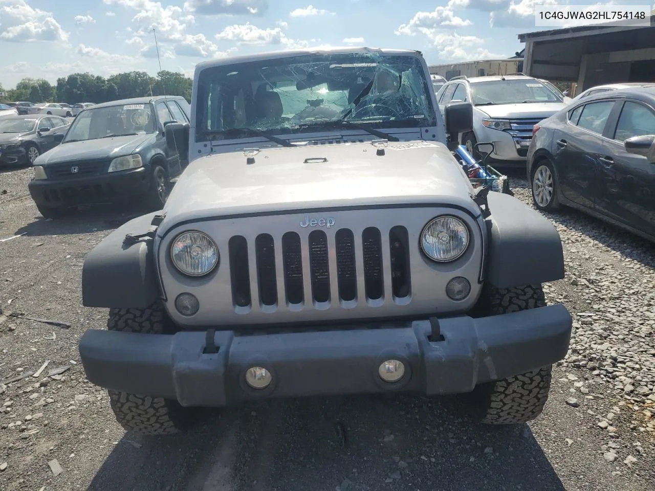 1C4GJWAG2HL754148 2017 Jeep Wrangler Sport