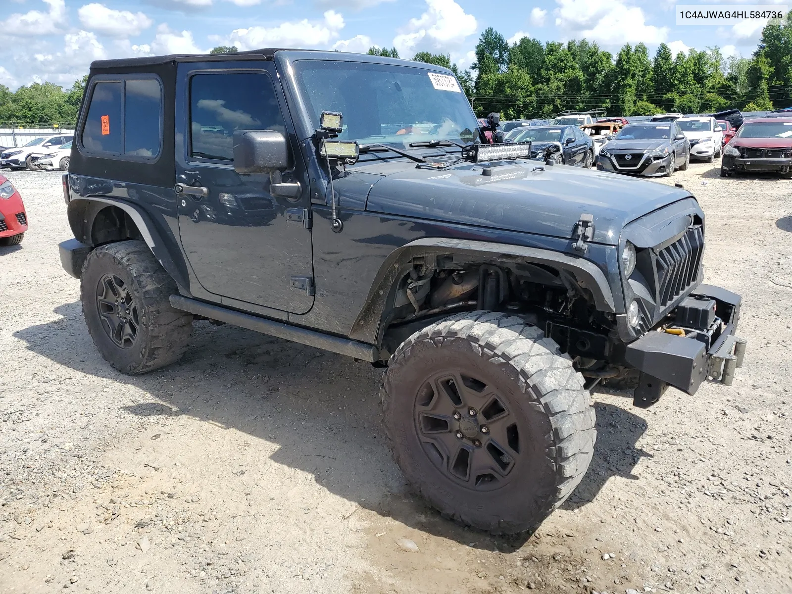 2017 Jeep Wrangler Sport VIN: 1C4AJWAG4HL584736 Lot: 59573784