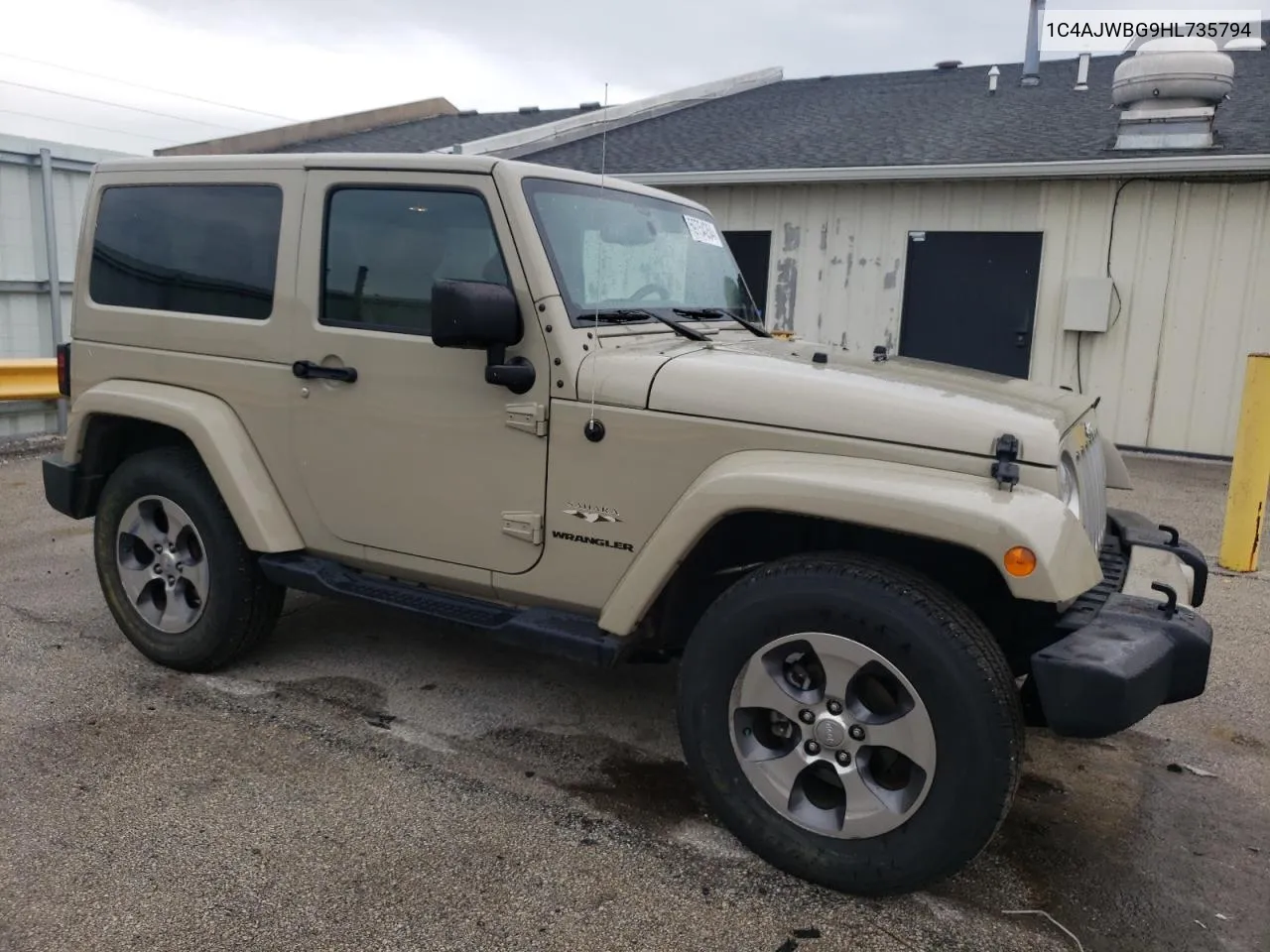 2017 Jeep Wrangler Sahara VIN: 1C4AJWBG9HL735794 Lot: 59754264