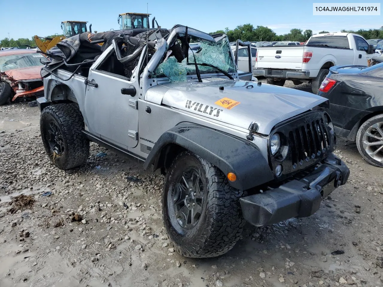 2017 Jeep Wrangler Sport VIN: 1C4AJWAG6HL741974 Lot: 59869944