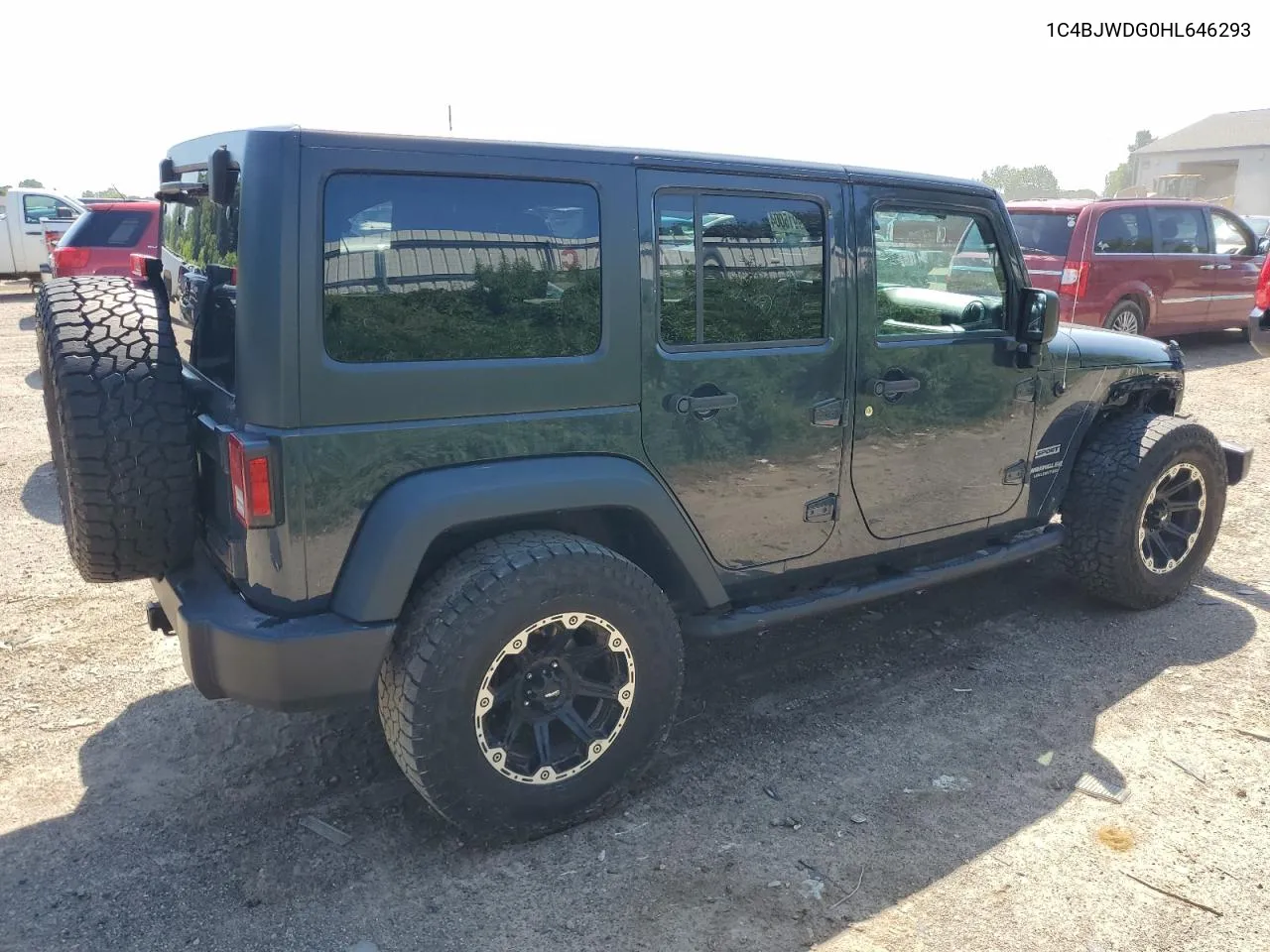 1C4BJWDG0HL646293 2017 Jeep Wrangler Unlimited Sport