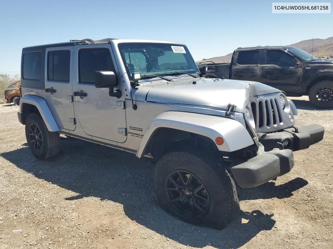 1C4HJWDG5HL681258 2017 Jeep Wrangler Unlimited Sport