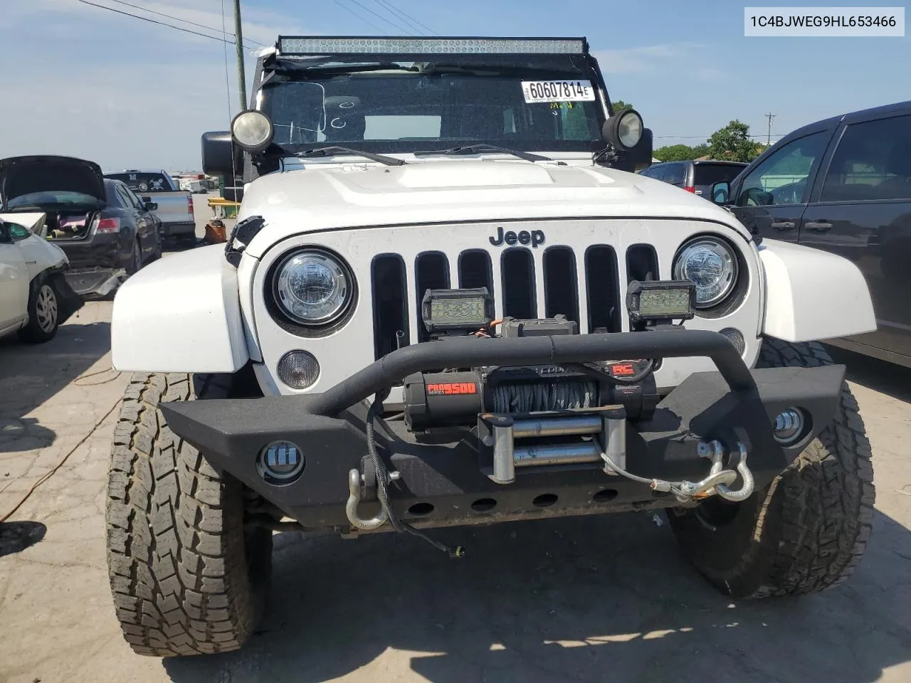 2017 Jeep Wrangler Unlimited Sahara VIN: 1C4BJWEG9HL653466 Lot: 60607814