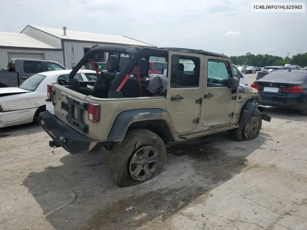 1C4BJWFG1HL625983 2017 Jeep Wrangler Unlimited Rubicon