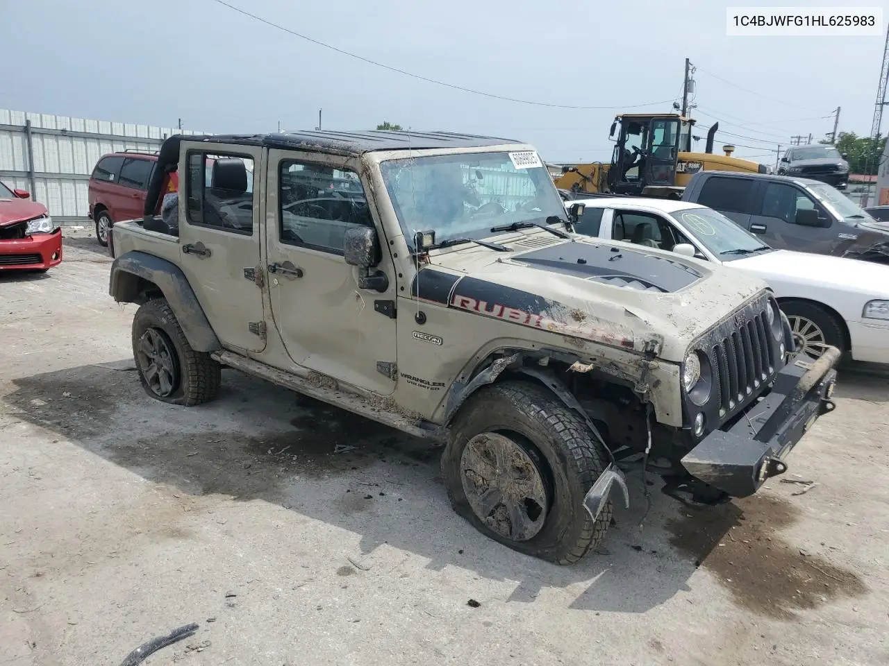 1C4BJWFG1HL625983 2017 Jeep Wrangler Unlimited Rubicon