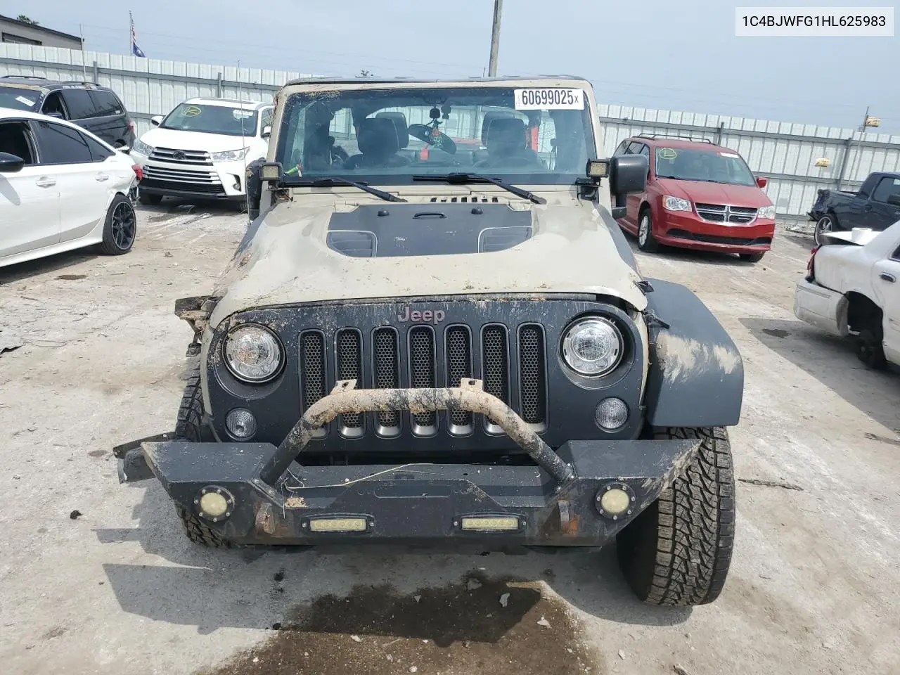 1C4BJWFG1HL625983 2017 Jeep Wrangler Unlimited Rubicon