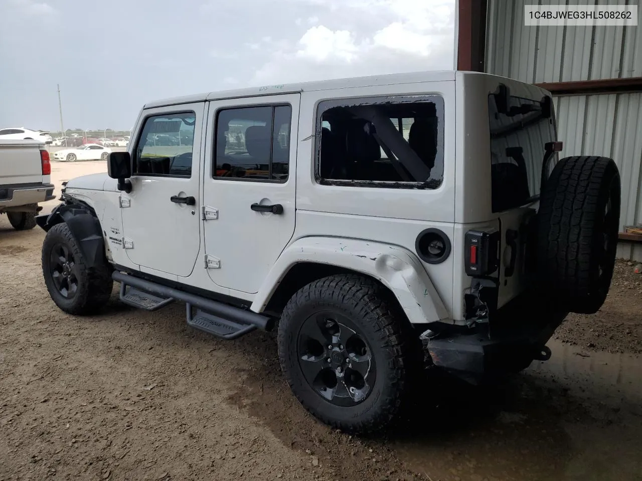 2017 Jeep Wrangler Unlimited Sahara VIN: 1C4BJWEG3HL508262 Lot: 60710174