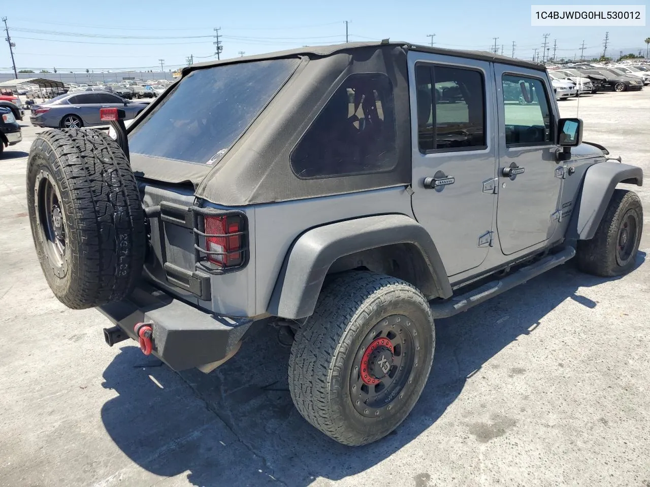 2017 Jeep Wrangler Unlimited Sport VIN: 1C4BJWDG0HL530012 Lot: 60737364