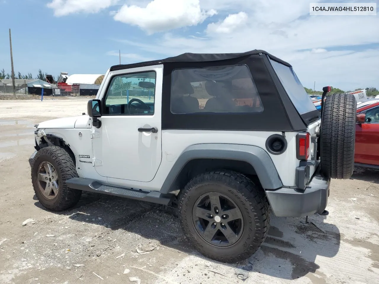 2017 Jeep Wrangler Sport VIN: 1C4AJWAG4HL512810 Lot: 61064464