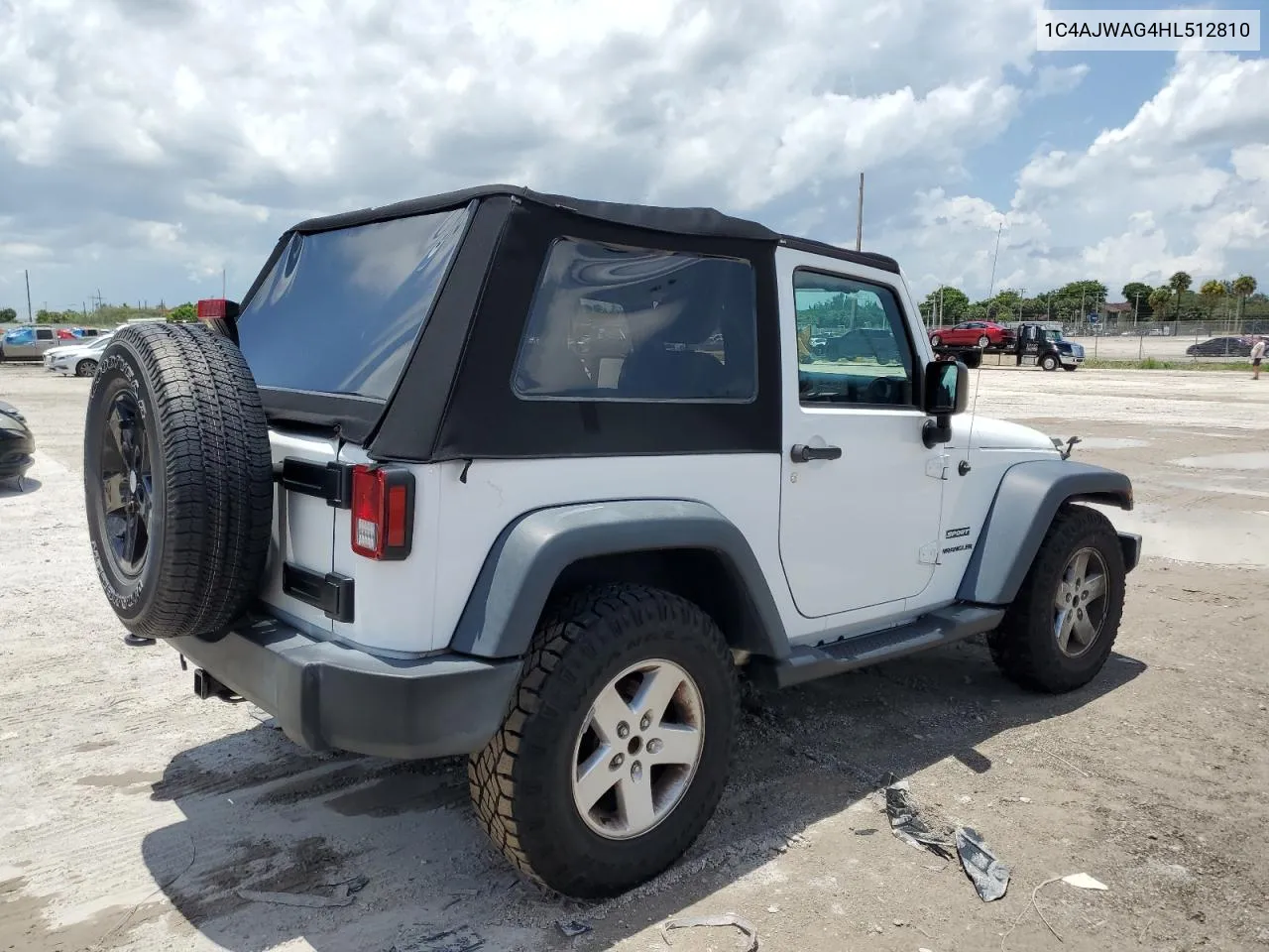 2017 Jeep Wrangler Sport VIN: 1C4AJWAG4HL512810 Lot: 61064464