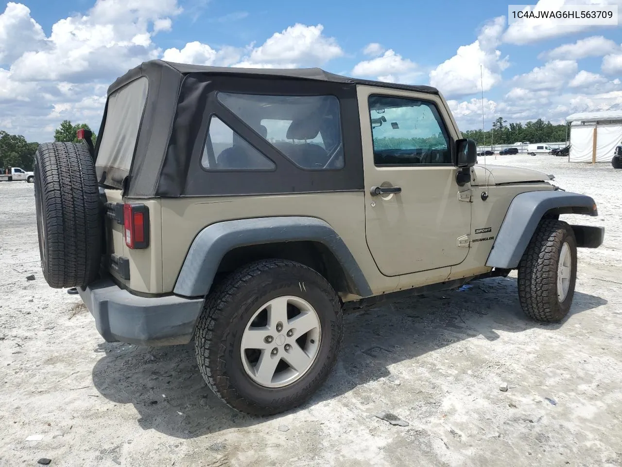 2017 Jeep Wrangler Sport VIN: 1C4AJWAG6HL563709 Lot: 61301194