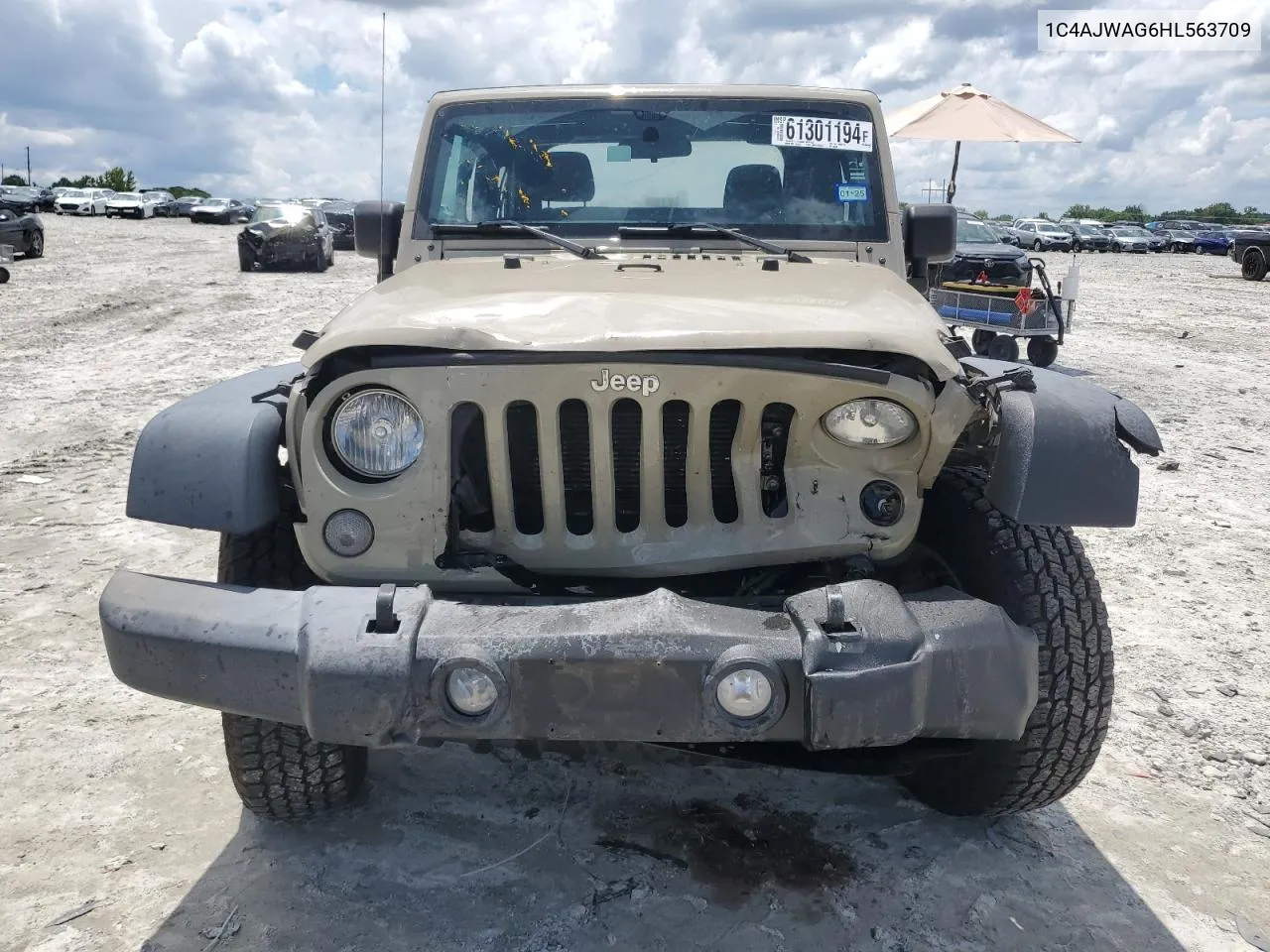 2017 Jeep Wrangler Sport VIN: 1C4AJWAG6HL563709 Lot: 61301194