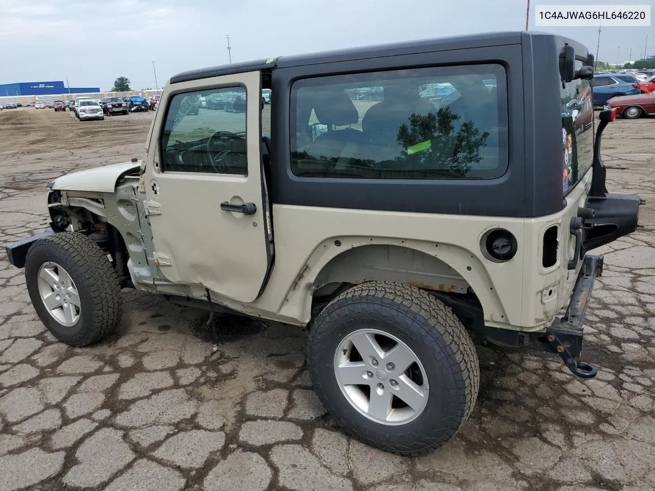 2017 Jeep Wrangler Sport VIN: 1C4AJWAG6HL646220 Lot: 61331824