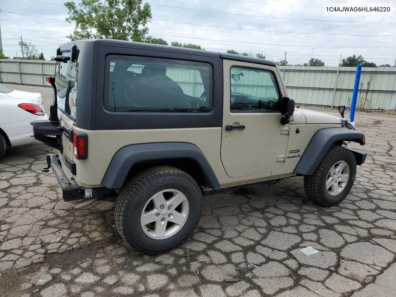 2017 Jeep Wrangler Sport VIN: 1C4AJWAG6HL646220 Lot: 61331824