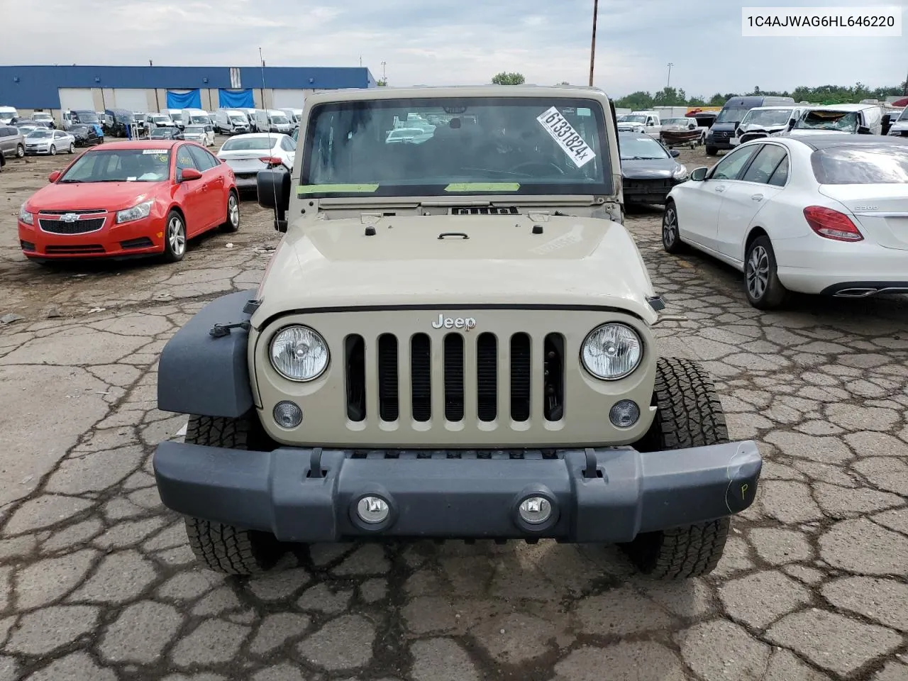 2017 Jeep Wrangler Sport VIN: 1C4AJWAG6HL646220 Lot: 61331824