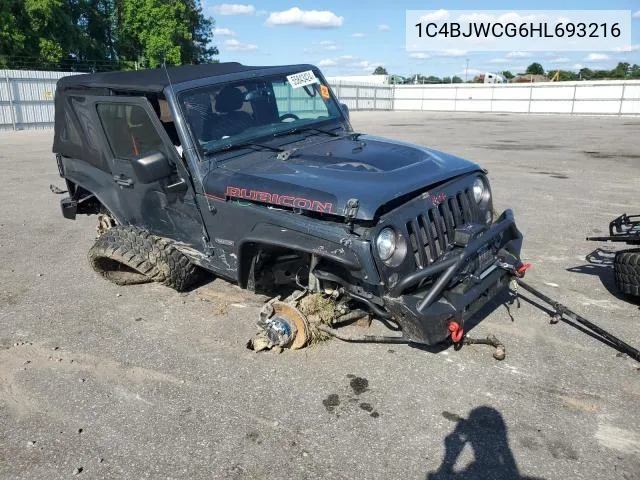 2017 Jeep Wrangler Rubicon VIN: 1C4BJWCG6HL693216 Lot: 61601274