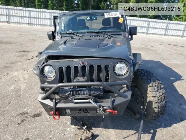 2017 Jeep Wrangler Rubicon VIN: 1C4BJWCG6HL693216 Lot: 61601274