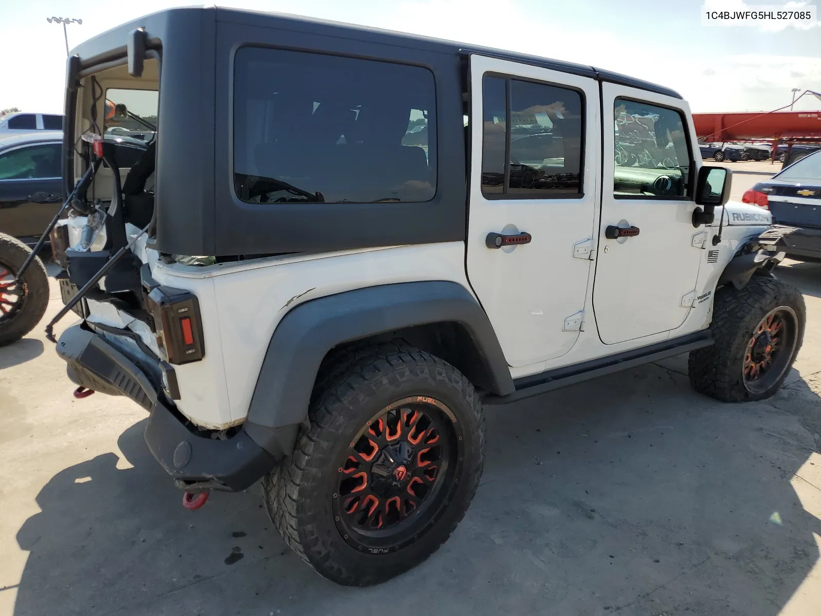 2017 Jeep Wrangler Unlimited Rubicon VIN: 1C4BJWFG5HL527085 Lot: 61841664