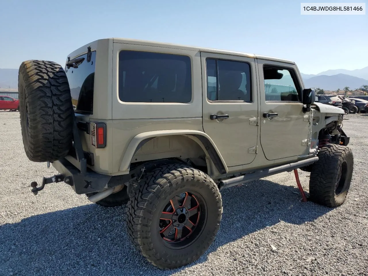 2017 Jeep Wrangler Unlimited Sport VIN: 1C4BJWDG8HL581466 Lot: 62261874