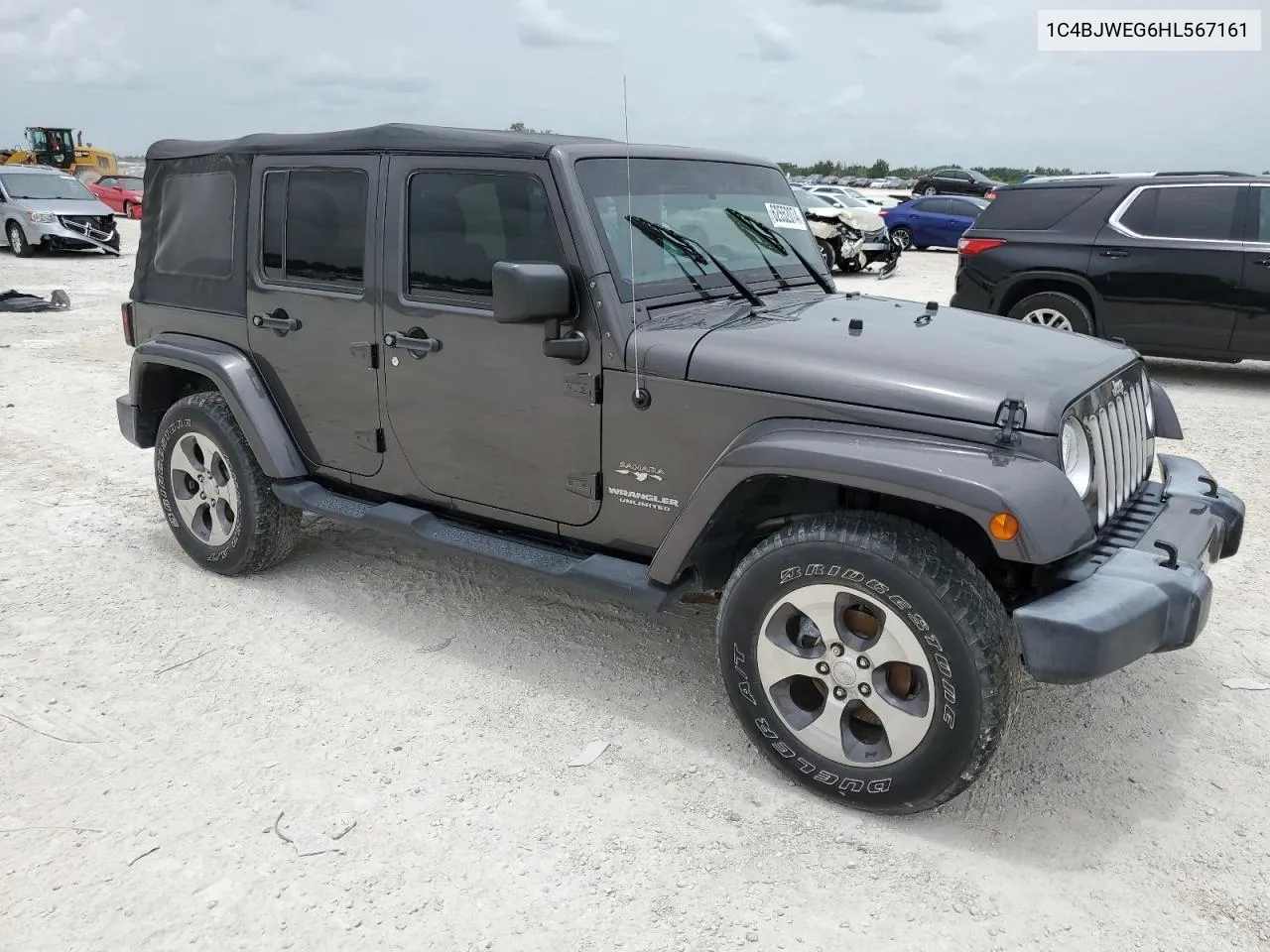 1C4BJWEG6HL567161 2017 Jeep Wrangler Unlimited Sahara