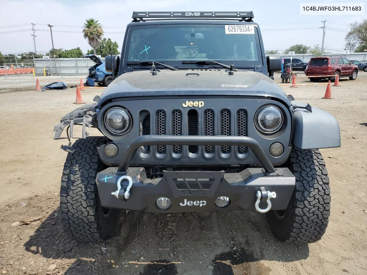 1C4BJWFG3HL711683 2017 Jeep Wrangler Unlimited Rubicon