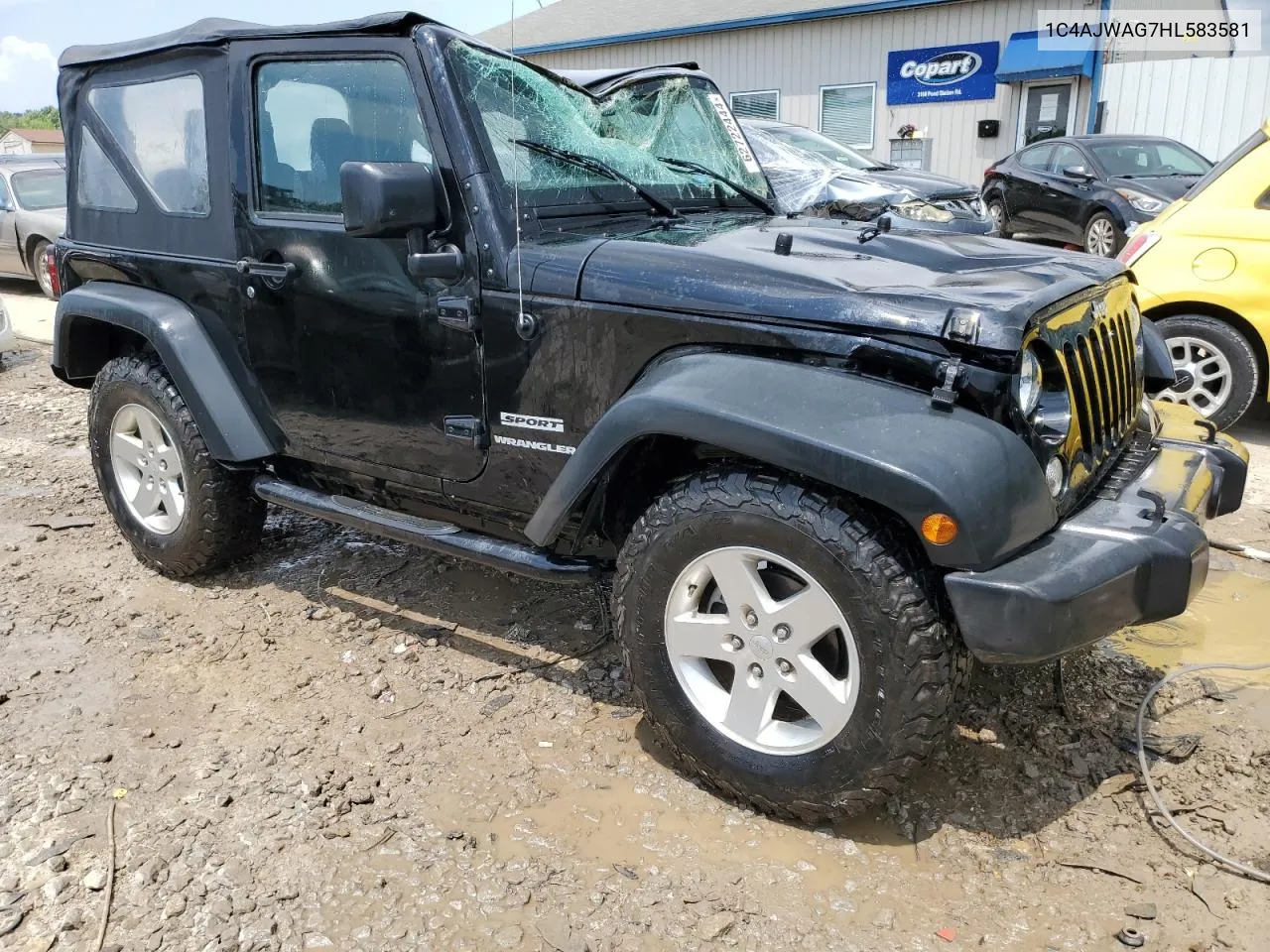 2017 Jeep Wrangler Sport VIN: 1C4AJWAG7HL583581 Lot: 62722444