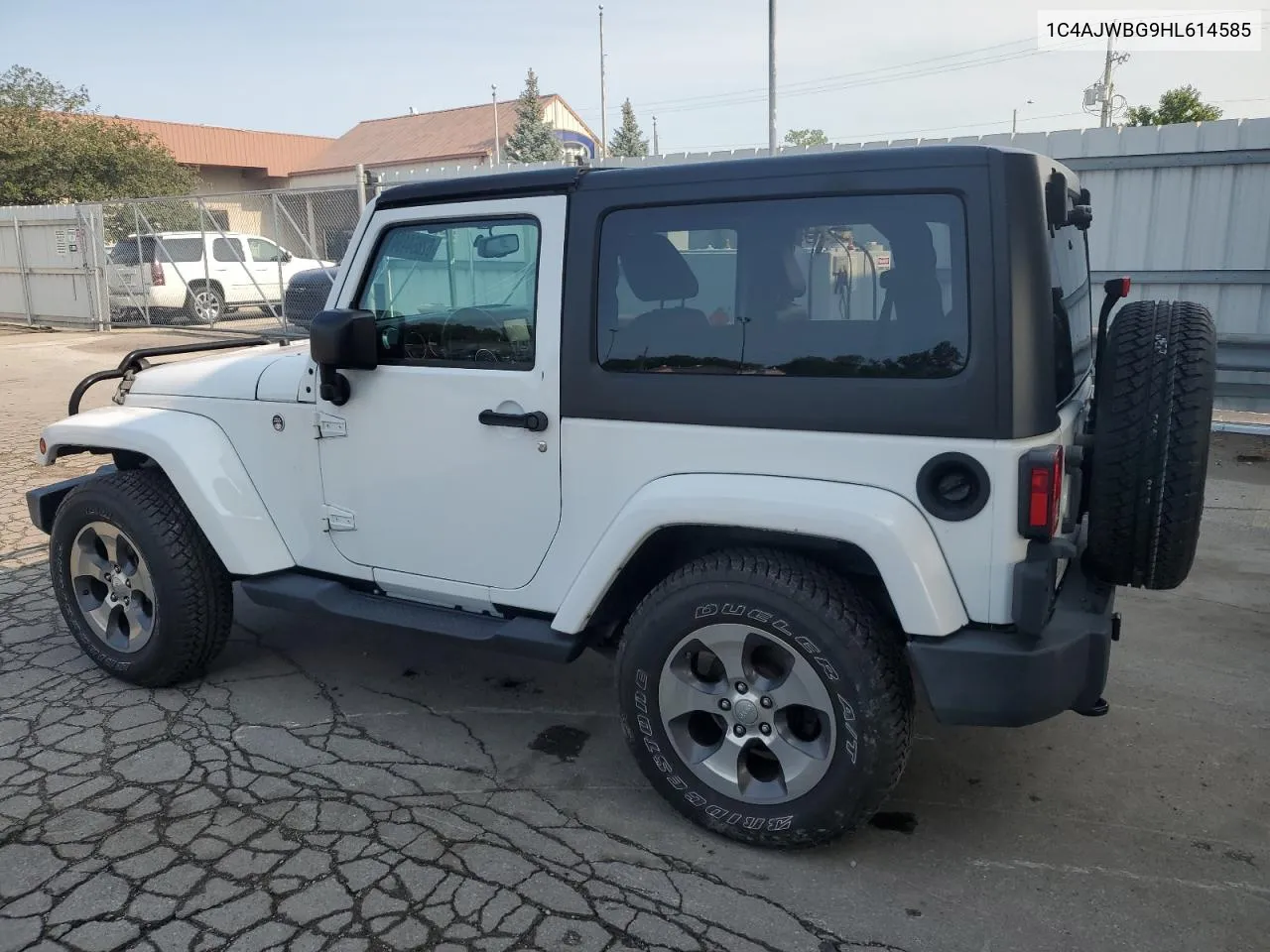 2017 Jeep Wrangler Sahara VIN: 1C4AJWBG9HL614585 Lot: 62864494