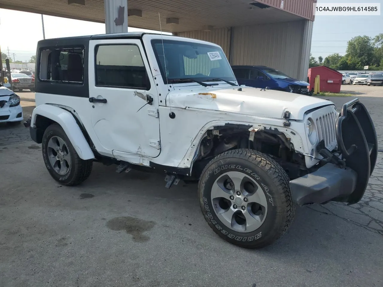 2017 Jeep Wrangler Sahara VIN: 1C4AJWBG9HL614585 Lot: 62864494