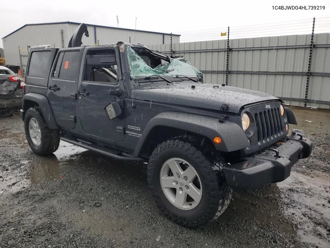 2017 Jeep Wrangler Unlimited Sport VIN: 1C4BJWDG4HL739219 Lot: 62874804