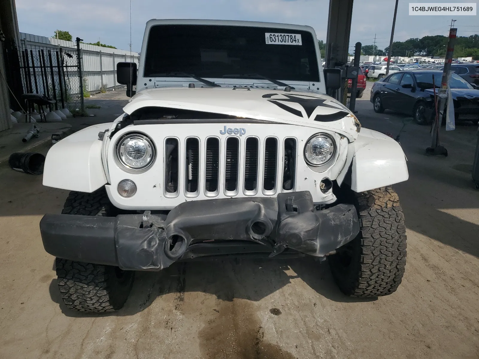 2017 Jeep Wrangler Unlimited Sahara VIN: 1C4BJWEG4HL751689 Lot: 63130784