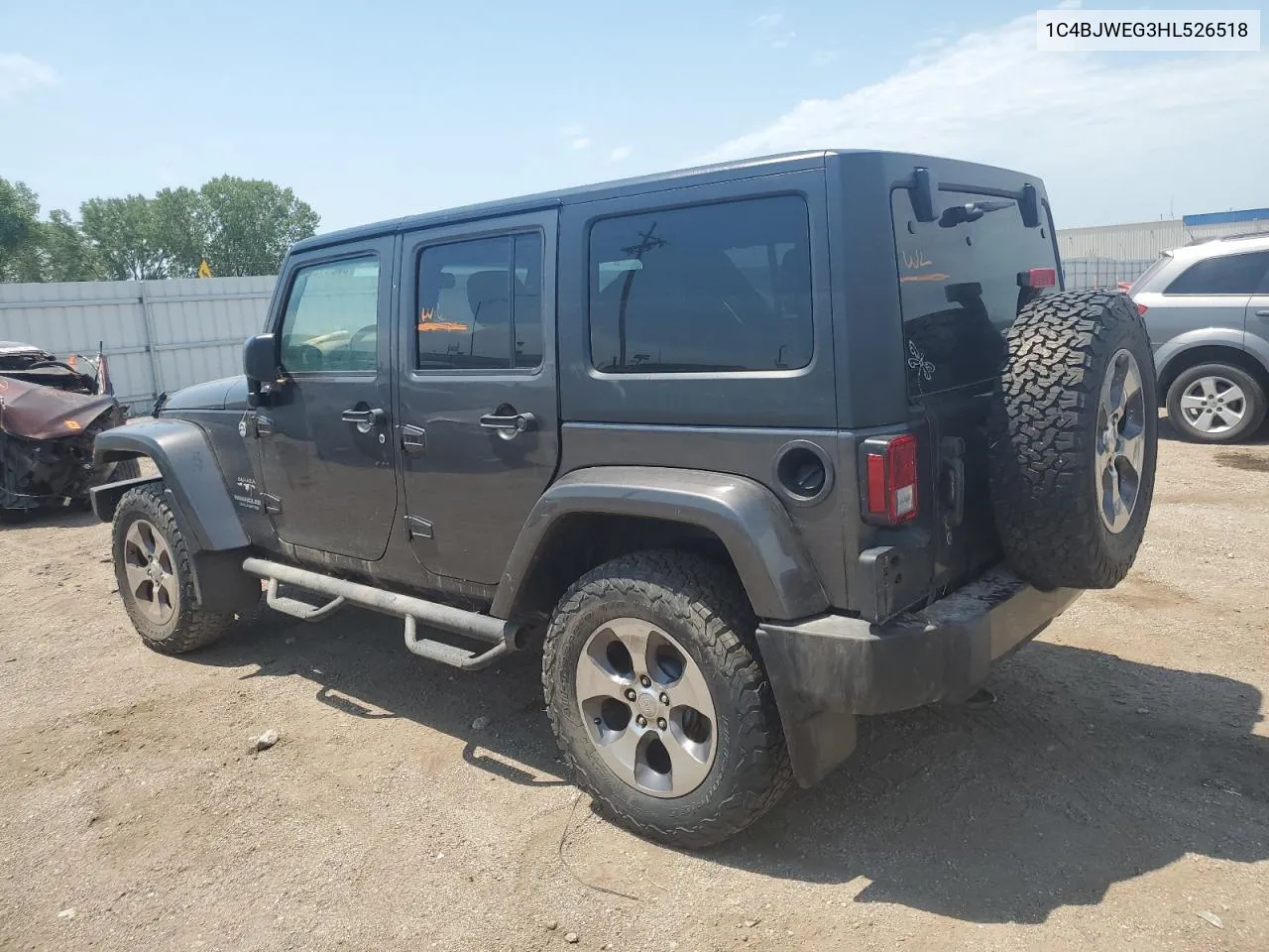 1C4BJWEG3HL526518 2017 Jeep Wrangler Unlimited Sahara