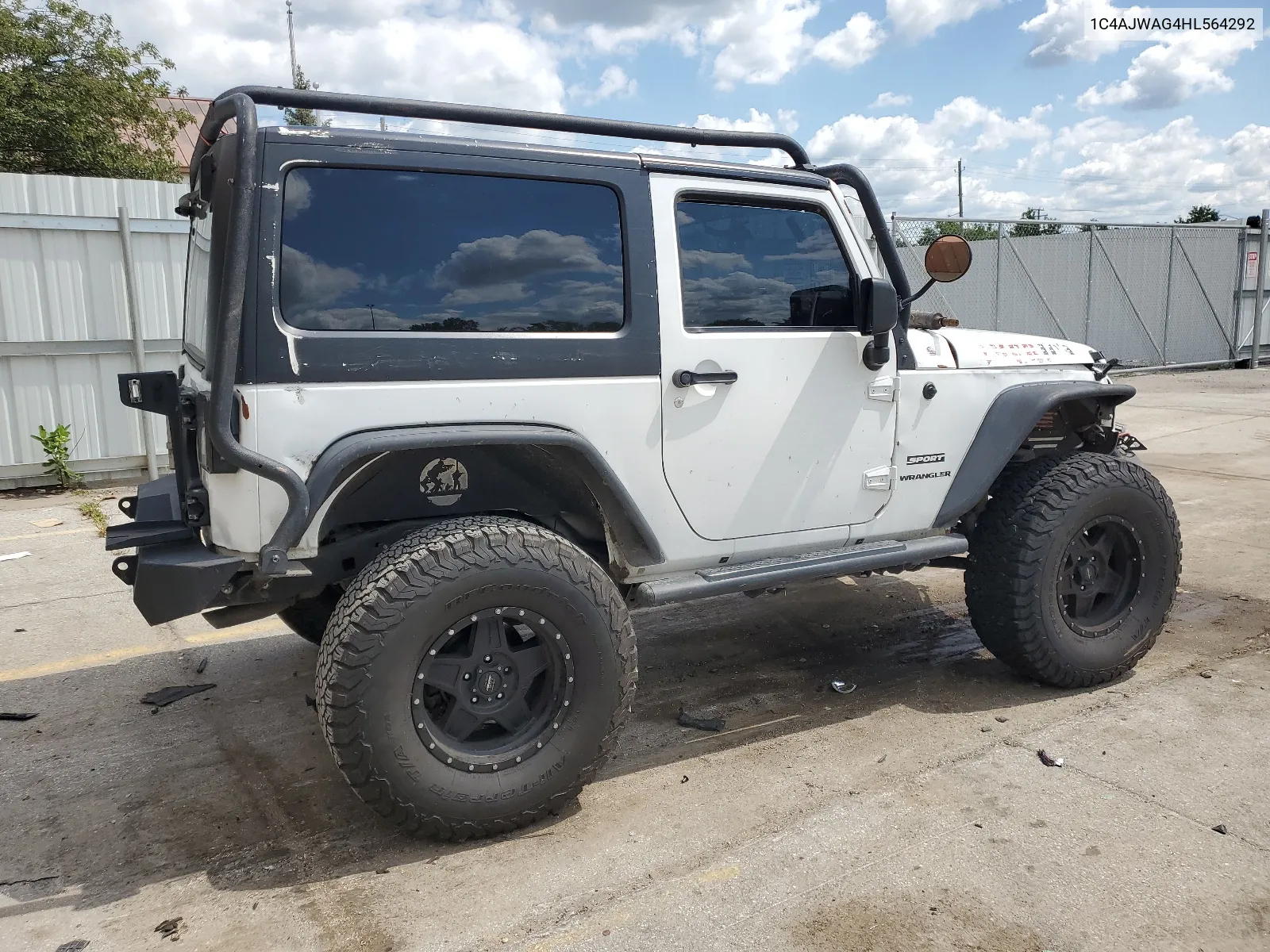 2017 Jeep Wrangler Sport VIN: 1C4AJWAG4HL564292 Lot: 63793604