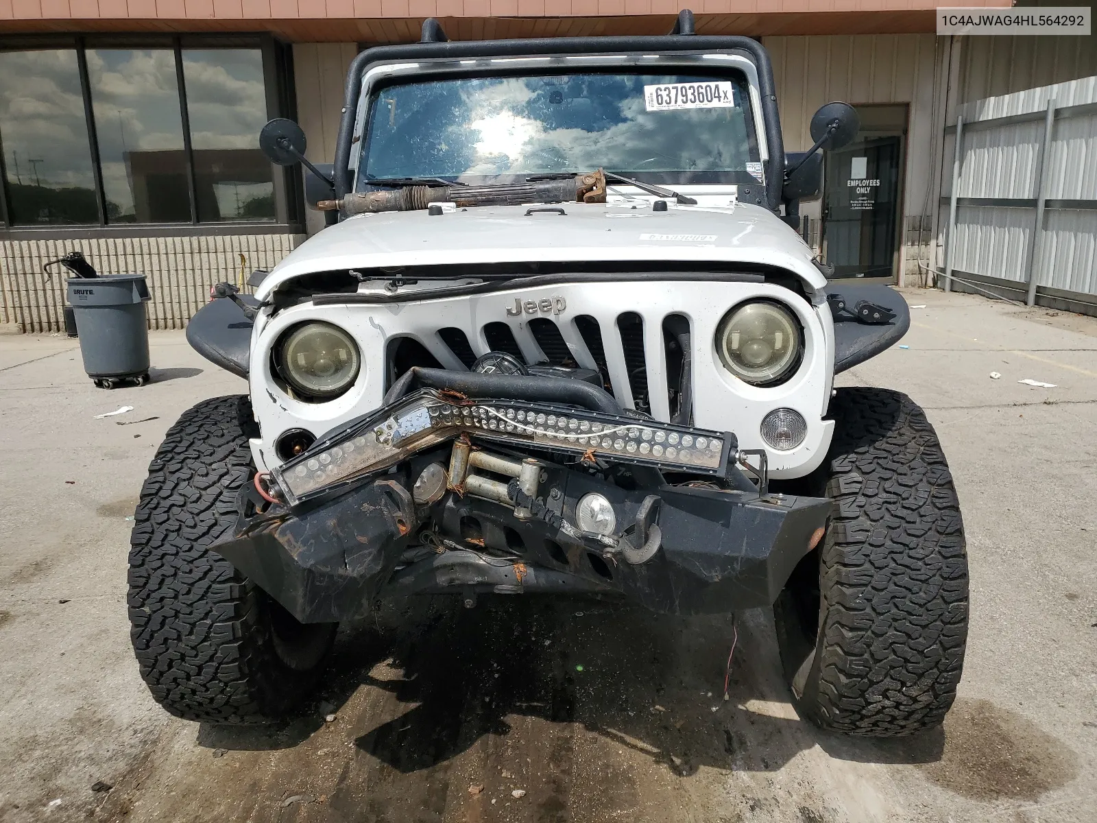 2017 Jeep Wrangler Sport VIN: 1C4AJWAG4HL564292 Lot: 63793604