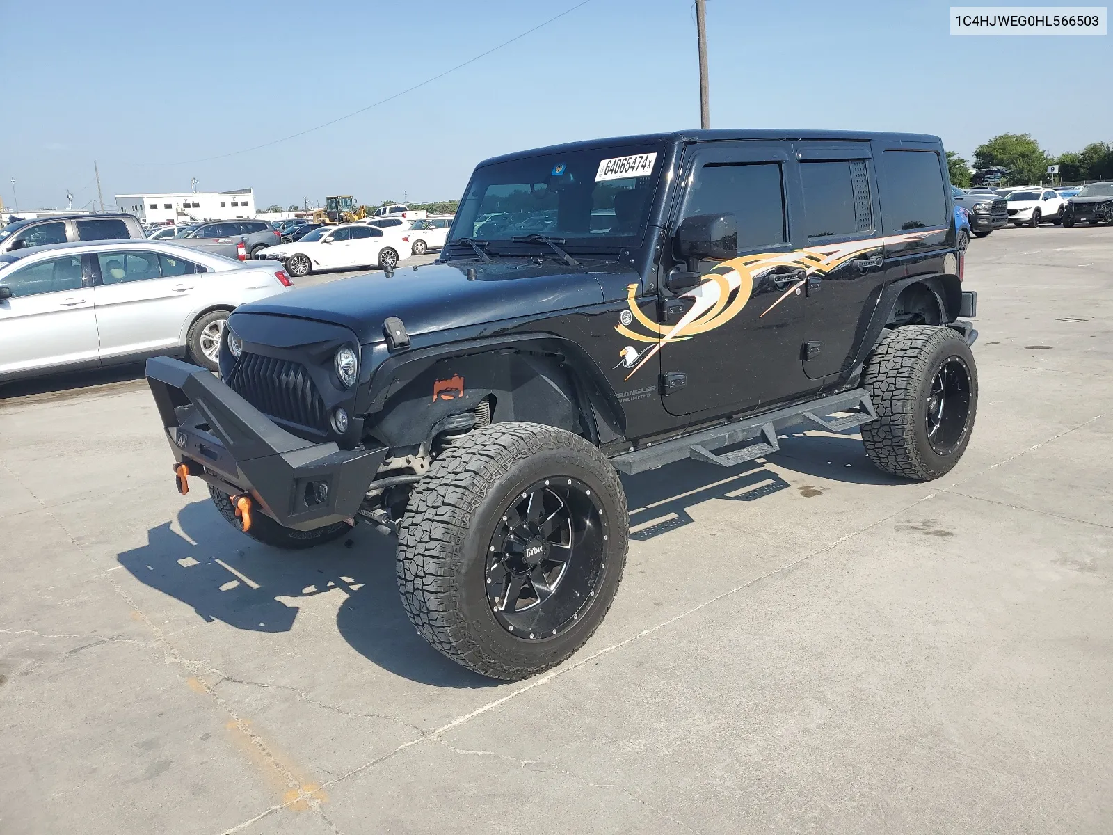 1C4HJWEG0HL566503 2017 Jeep Wrangler Unlimited Sahara