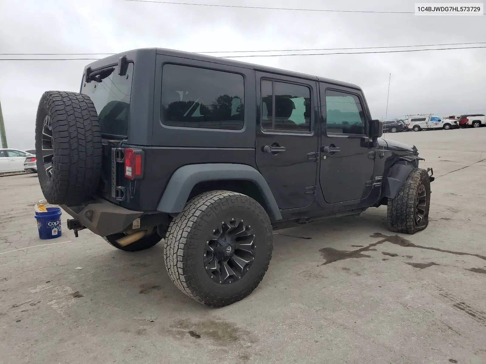 2017 Jeep Wrangler Unlimited Sport VIN: 1C4BJWDG7HL573729 Lot: 64659164