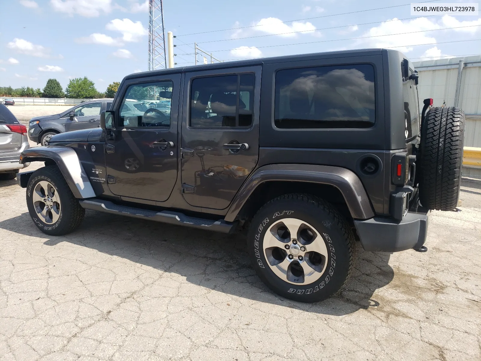 2017 Jeep Wrangler Unlimited Sahara VIN: 1C4BJWEG3HL723978 Lot: 65979604