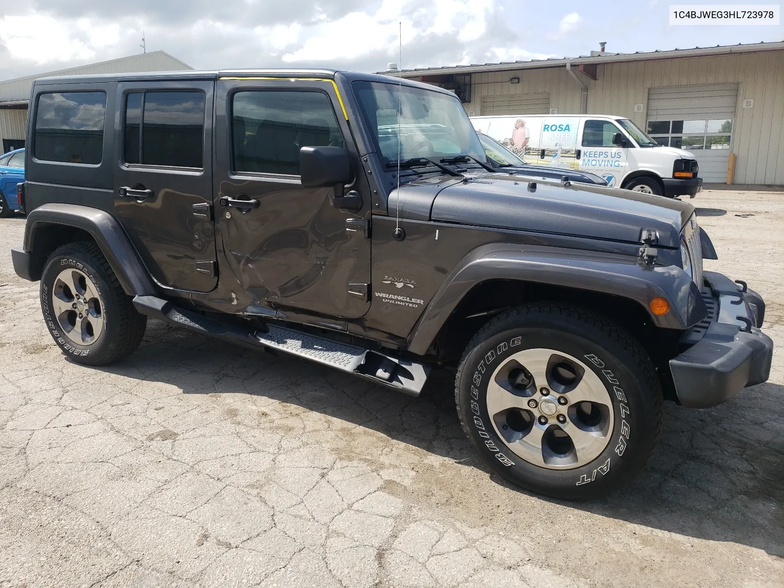 2017 Jeep Wrangler Unlimited Sahara VIN: 1C4BJWEG3HL723978 Lot: 65979604