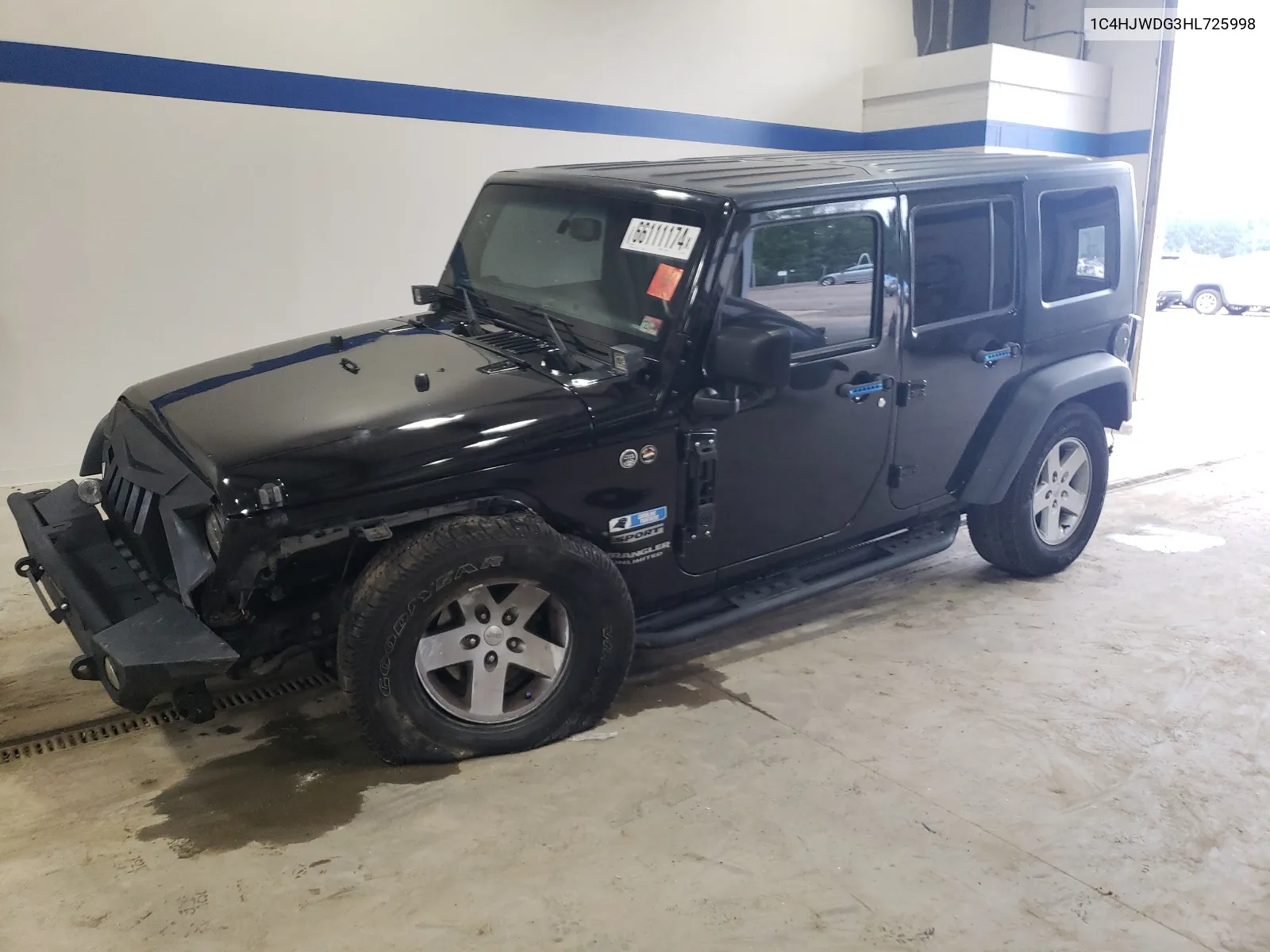 2017 Jeep Wrangler Unlimited Sport VIN: 1C4HJWDG3HL725998 Lot: 66111174