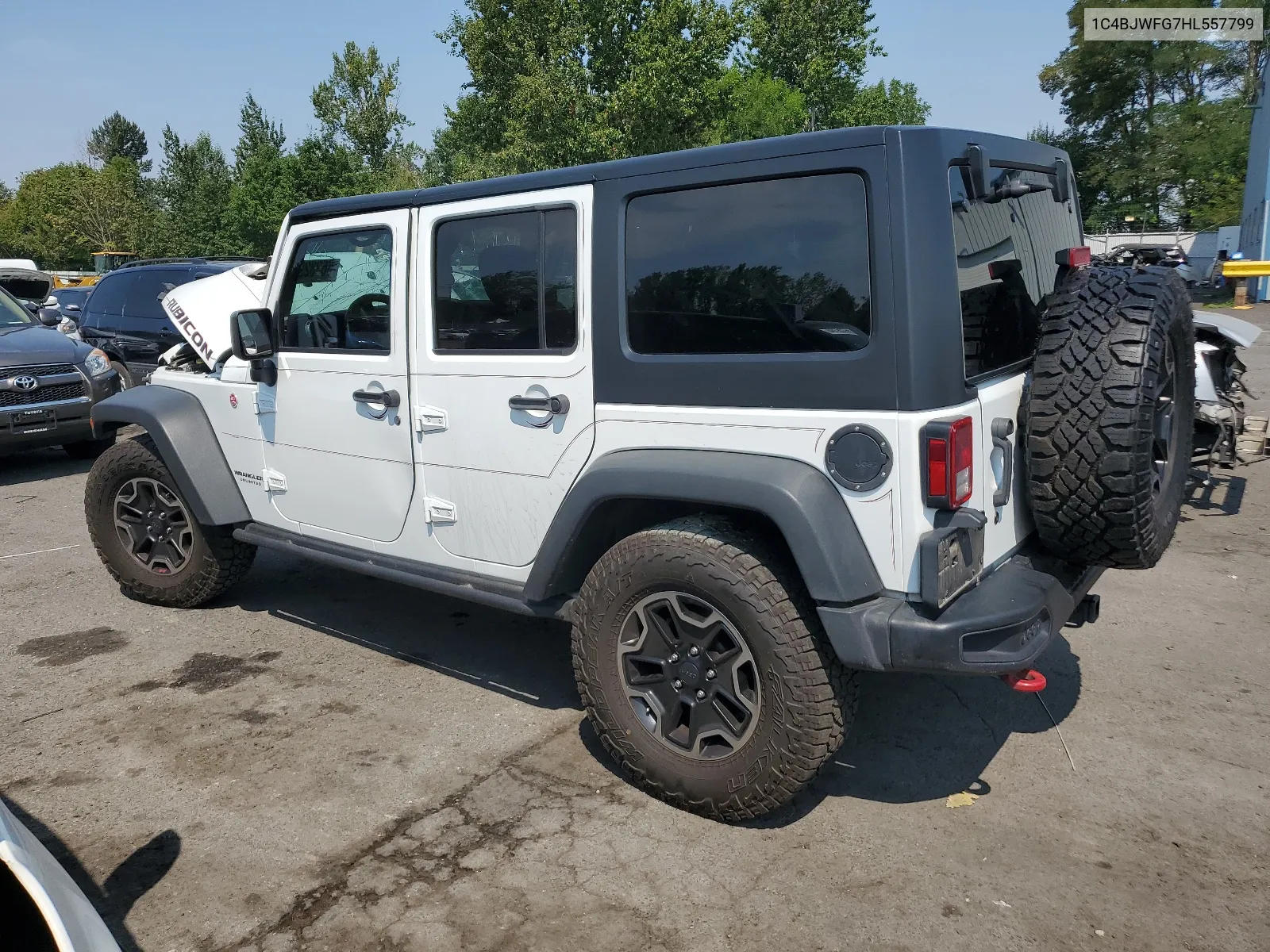 2017 Jeep Wrangler Unlimited Rubicon VIN: 1C4BJWFG7HL557799 Lot: 66382954