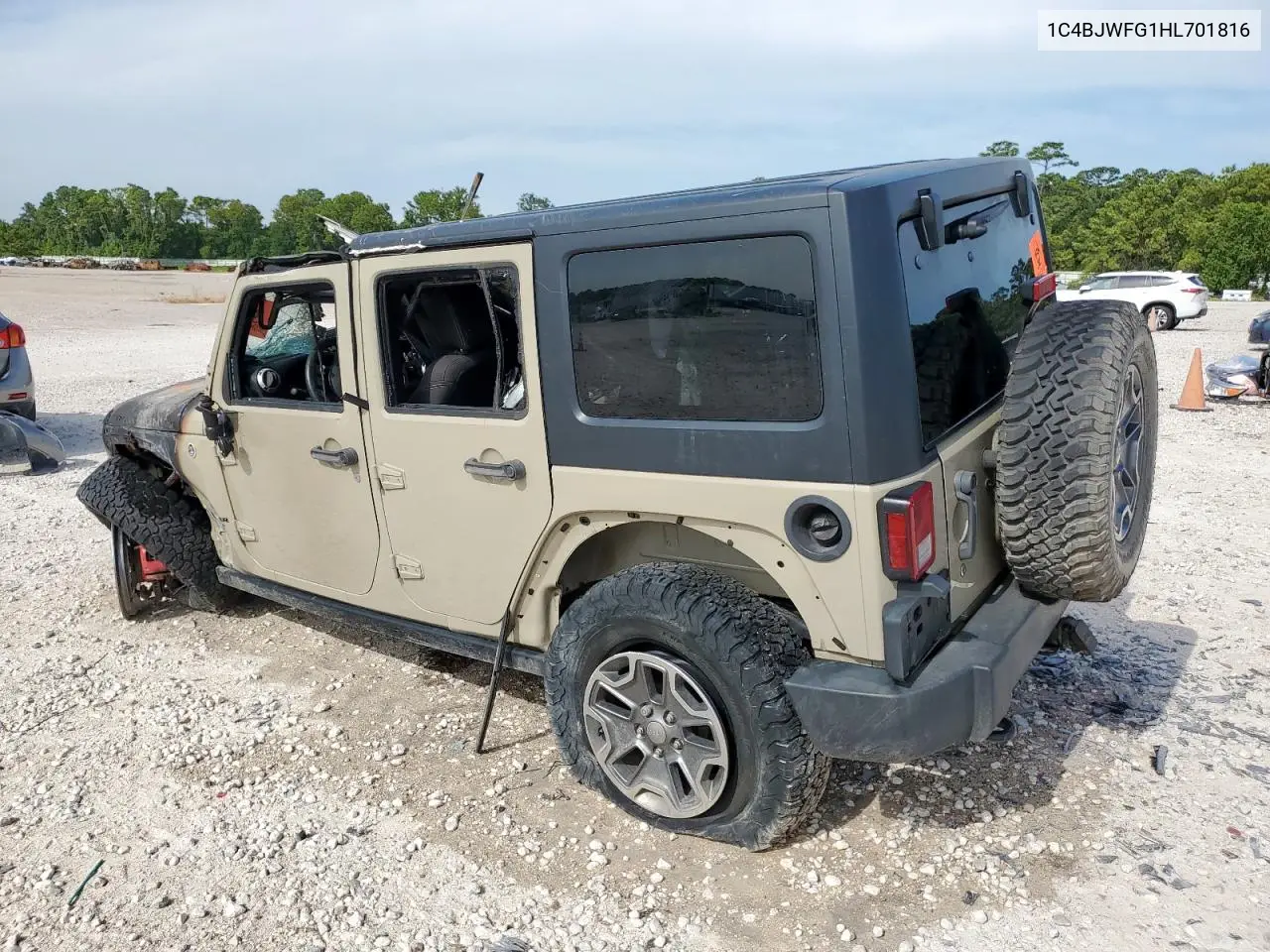 1C4BJWFG1HL701816 2017 Jeep Wrangler Unlimited Rubicon