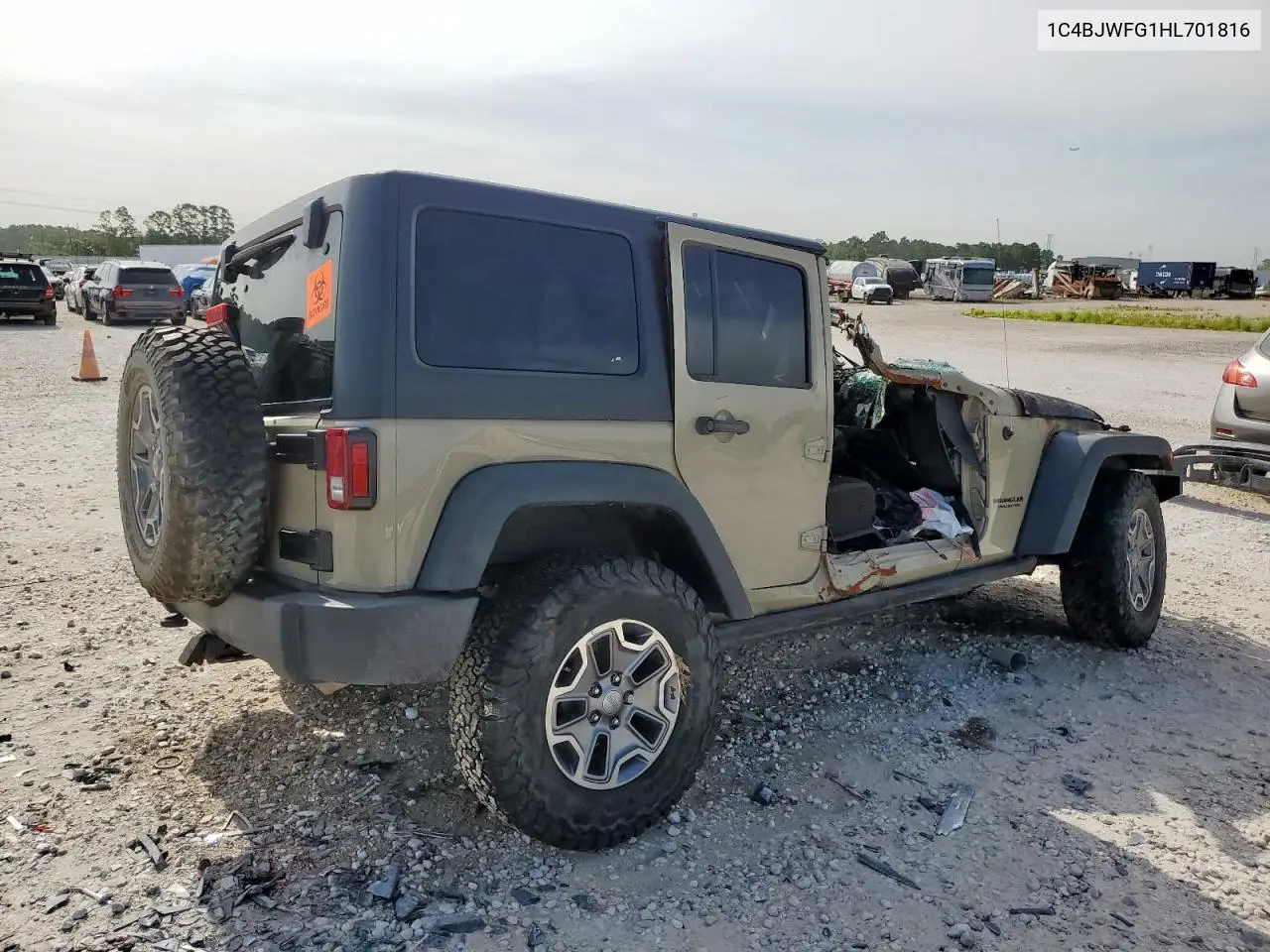 1C4BJWFG1HL701816 2017 Jeep Wrangler Unlimited Rubicon