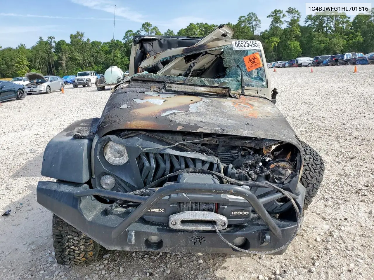 1C4BJWFG1HL701816 2017 Jeep Wrangler Unlimited Rubicon