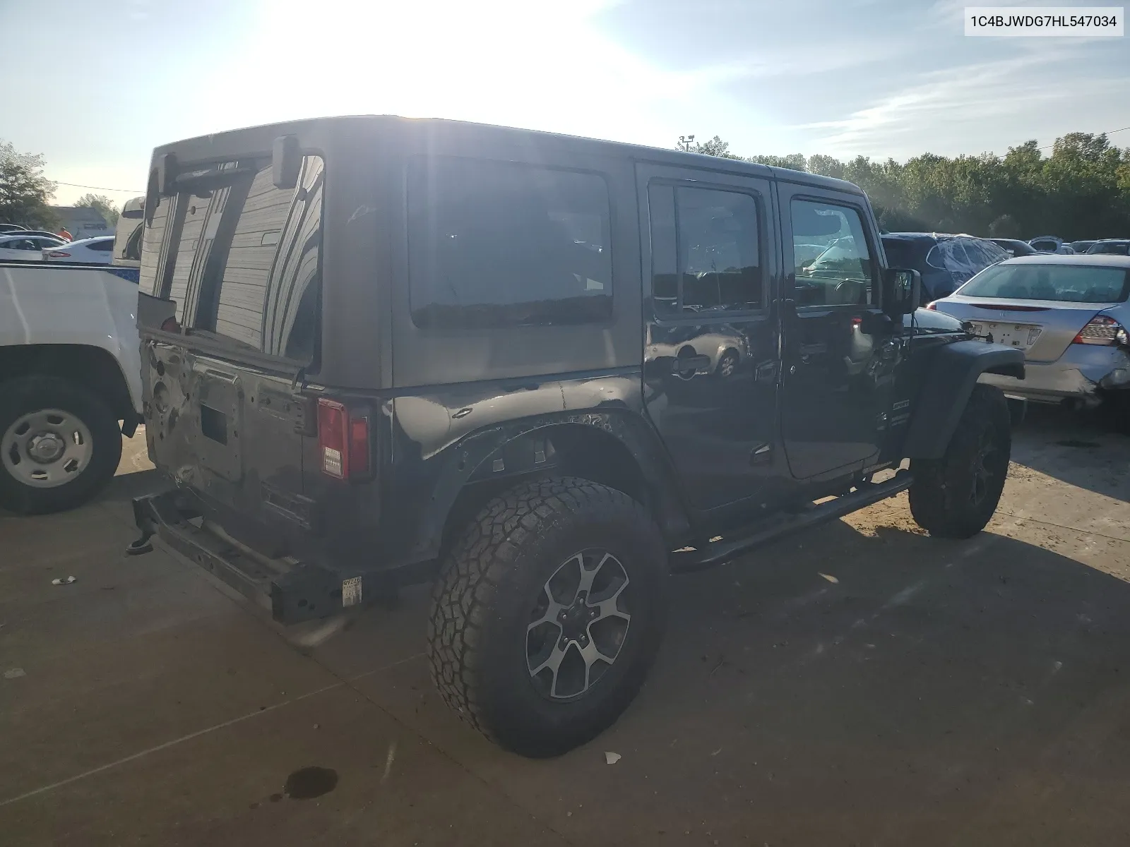 1C4BJWDG7HL547034 2017 Jeep Wrangler Unlimited Sport