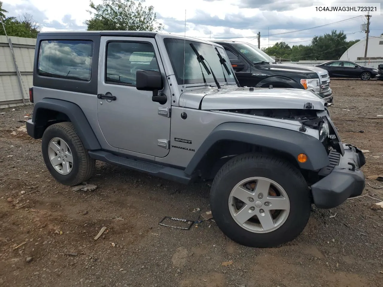 2017 Jeep Wrangler Sport VIN: 1C4AJWAG3HL723321 Lot: 67857644